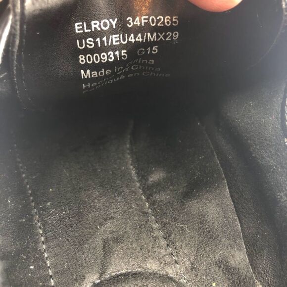 Calvin Klein Men's Elroy Black Lace Up Dress Oxfords Shoes Size 11 Square Toe - Picture 11 of 12